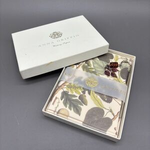 Anna Griffin Stationery Set Botanical Note Cards Envelopes Boxed Leaves Bookmark